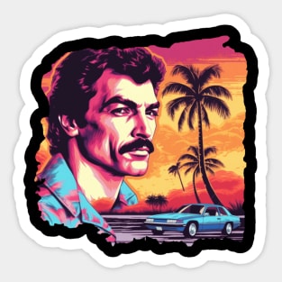 Tom Selleck Sticker